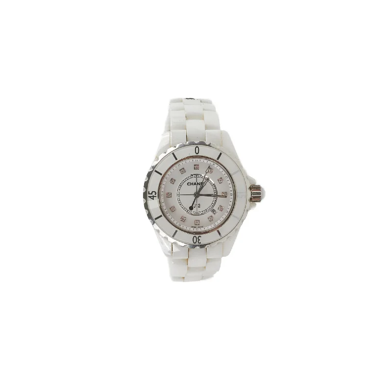 Chanel J12 White Diamond Ladies Watch