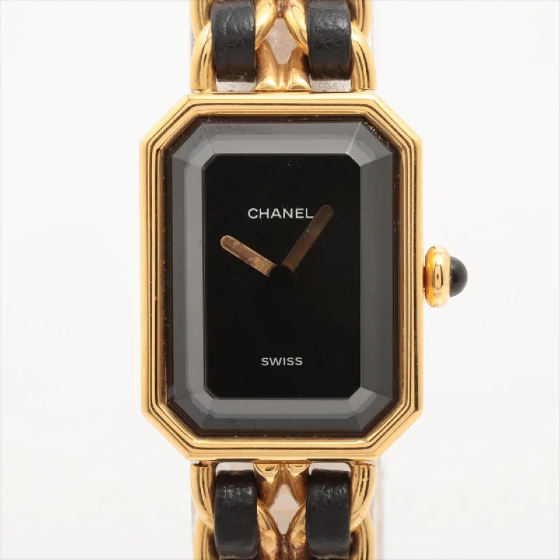 Chanel Premier L Black Gold Watch