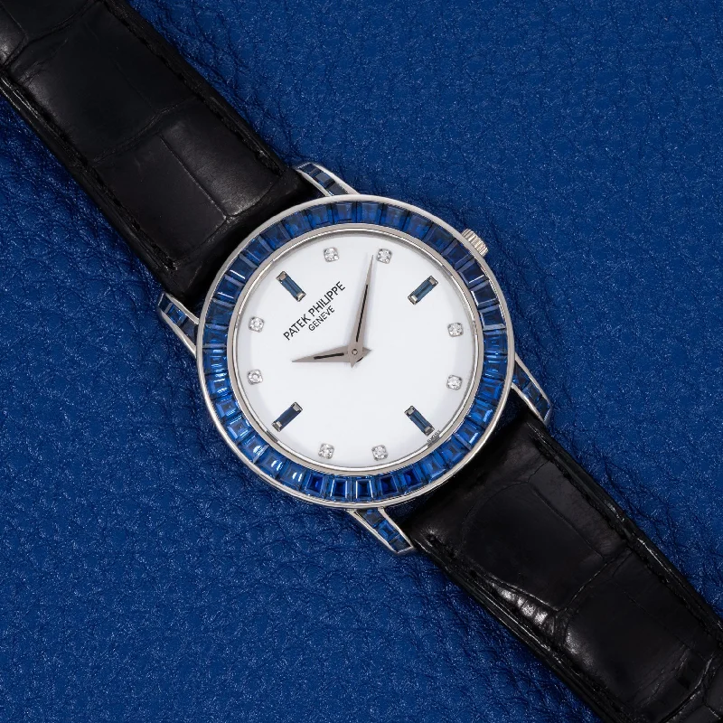 Patek Philippe White Gold 'Sapphire' Dress Watch