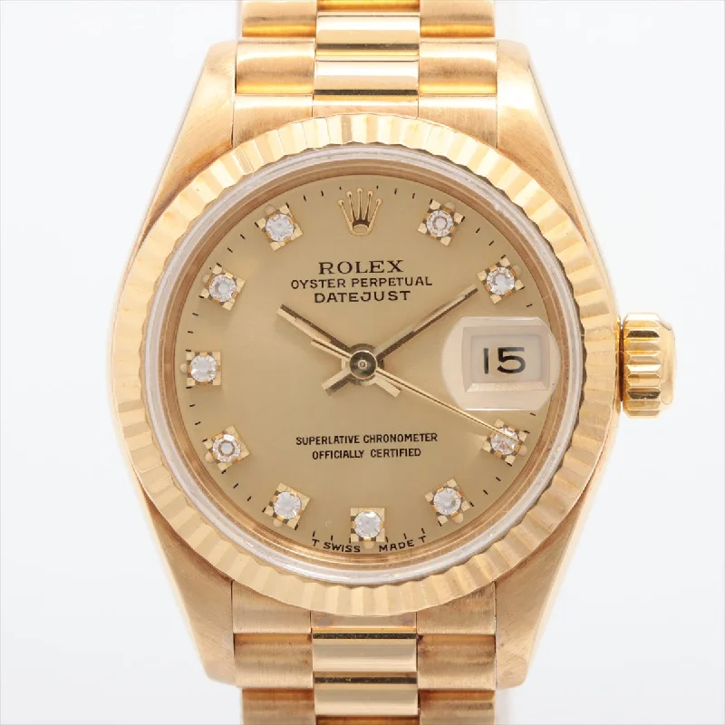 Rolex Datejust 26mm 18k Yellow Gold Watch