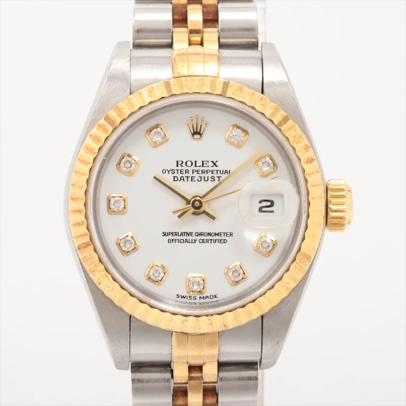 Rolex Datejust White Dial 26mm Two Toned Watch