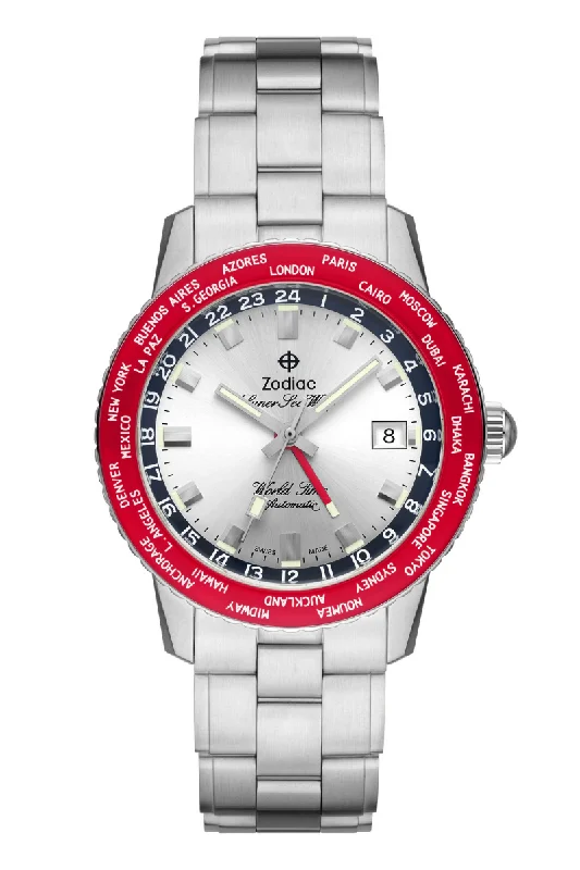 Zodiac Super Sea Wolf World Time Limited Edition ZO9410