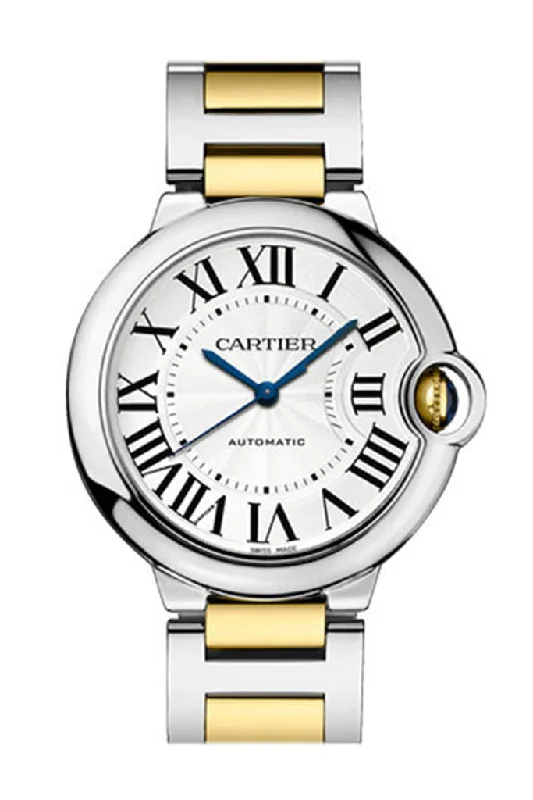 Cartier Ballon Bleu 36MM Steel Yellow Gold W2BB0012