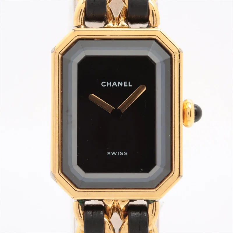 Chanel Premier L Black Gold Watch