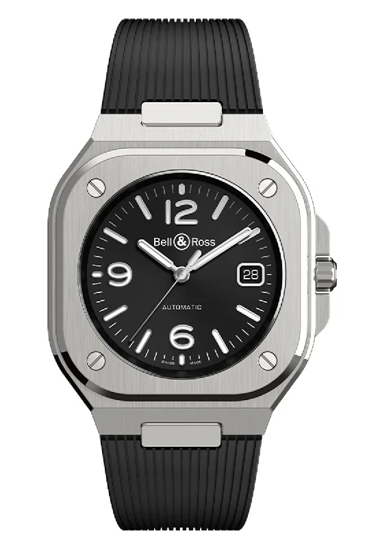 Bell & Ross BR05 Auto Black Steel BR05A-BL-ST/SRB