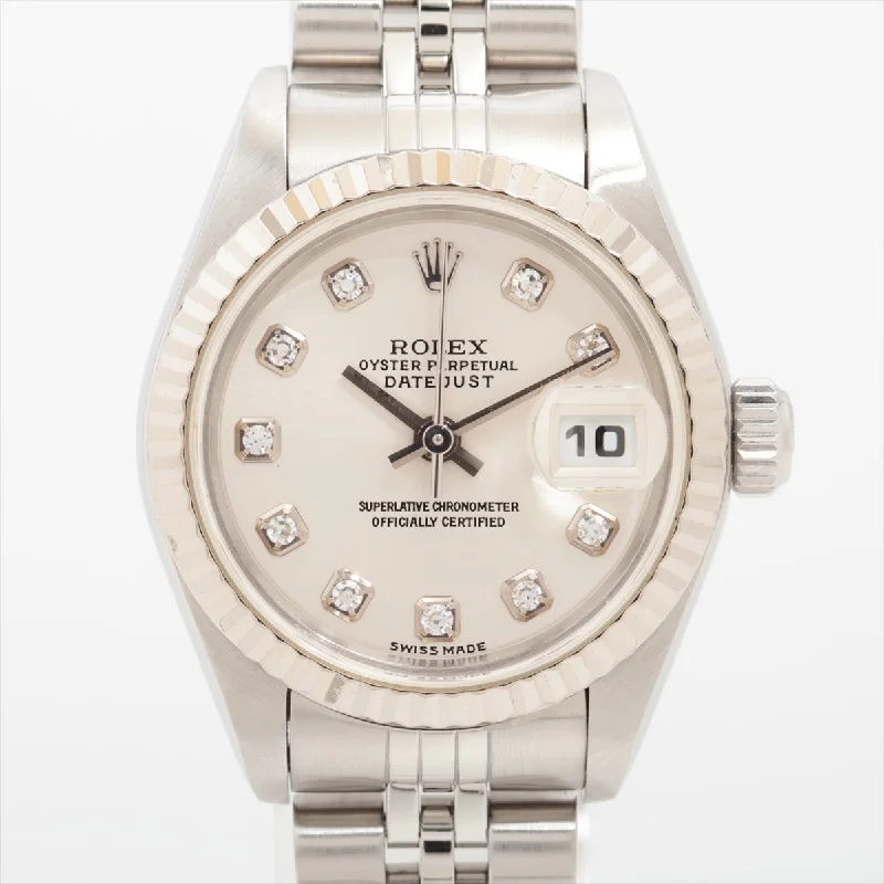 Rolex Datejust 26mm White Gold with Diamonds 79174G