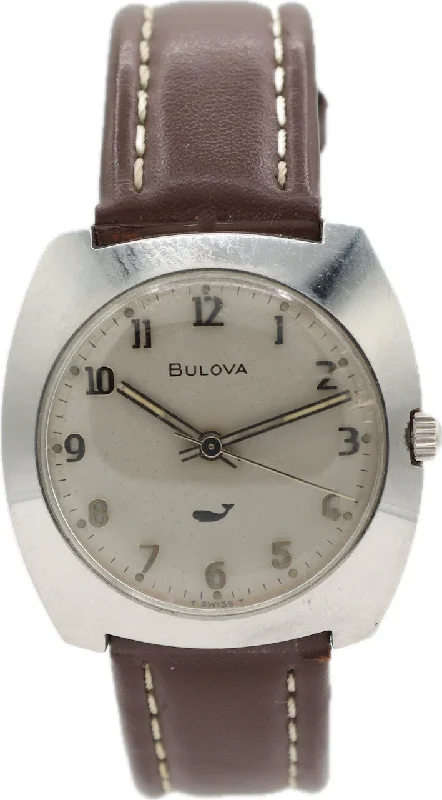 Vintage 1970 Bulova Sea King Men's Mechanical Wristwatch 11 BLC Swiss Steel